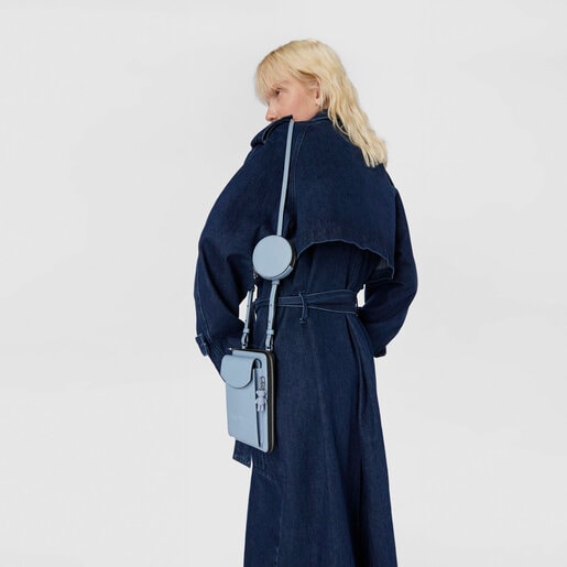 Portamóvil colgante con billetera azul TOUS La Rue