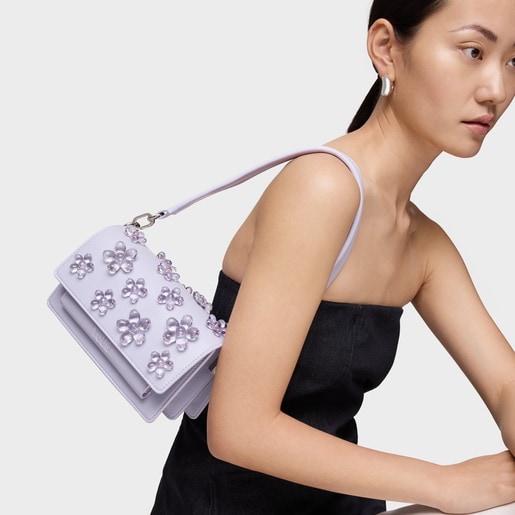 תיק צד Audree ‏Daisy קטן בצבע סגלגל