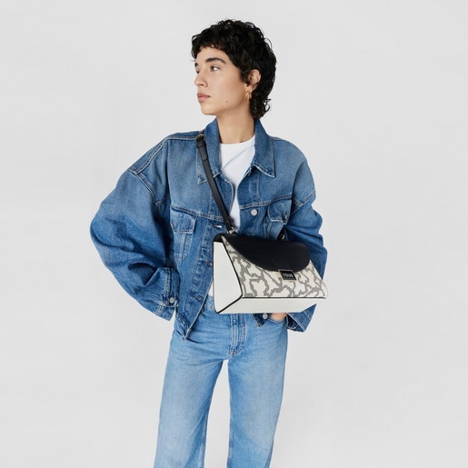 Medium beige Kaos Pix City bag