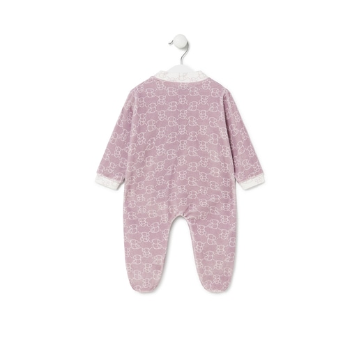 Pijama de bebé Icon cor-de-rosa