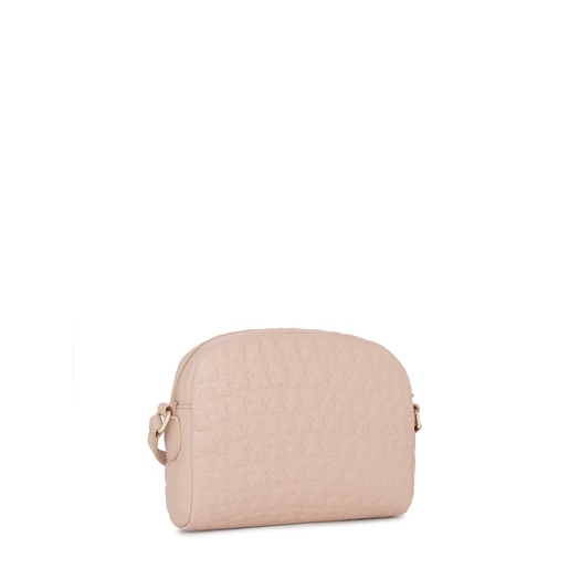 Pink leather Sherton Crossbody bag | TOUS