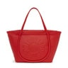 حقيبة أحمال خفيفة كبيرة الحجم من الجلد باللون الأحمر من التشكيلة TOUS Miranda