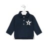 Polo Estrela/Urso Casual Azul Marinho