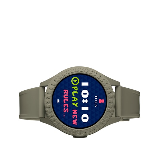 Smarteen Connect Watch with green silicone strap