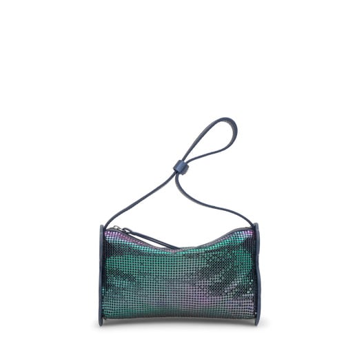 حقيبة كتف باللون الأزرق الداكن من تشكيلة TOUS Salsi