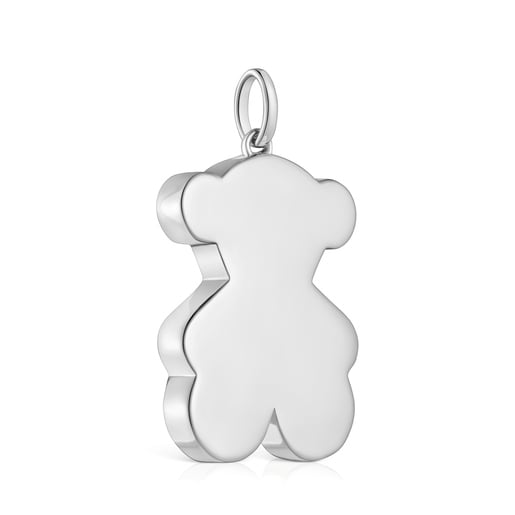 Medium 29mm silver bear Pendant Sweet Dolls