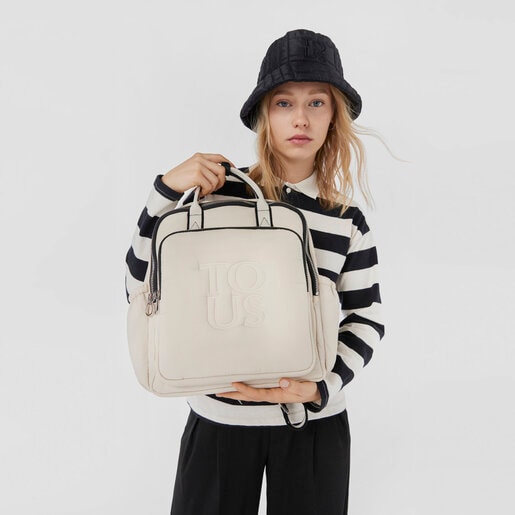 Beige TOUS Balloon Soft Backpack