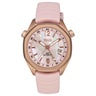 GMT-Automatik TOUS Now mit Armband aus pinkfarbenem Silikon, Gehäuse aus rosafarbenem IPRG-Stahl und Zifferblatt aus Perlmutt