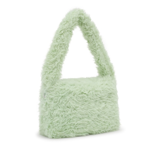 Μεσαίου μεγέθους τσάντα χιαστί TOUS Carol Warm σε πράσινο της μέντας