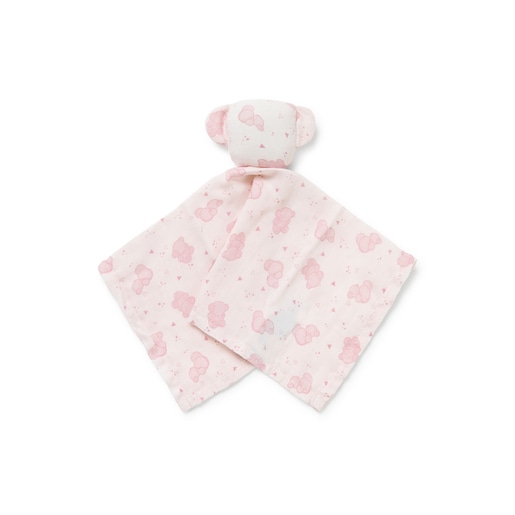 Baby comforter in Pic pink