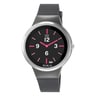 Steel Rond Connect Watch with gray silicone strap