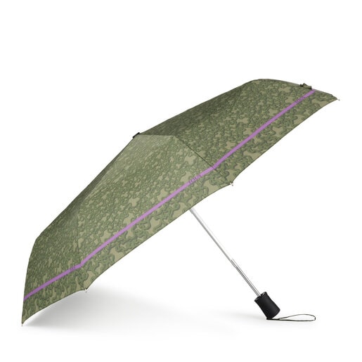 Khaki-colored Kaos Mini Evolution Folding umbrella