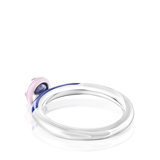 TOUS Silver TOUS Vibrant Colors Ring with sodalite and enamel | Plaza Las  Americas