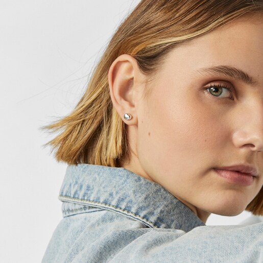 עגילי TOUS Joy Bits גליים מכסף