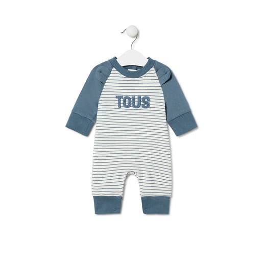 Baby playsuit in Classic blue