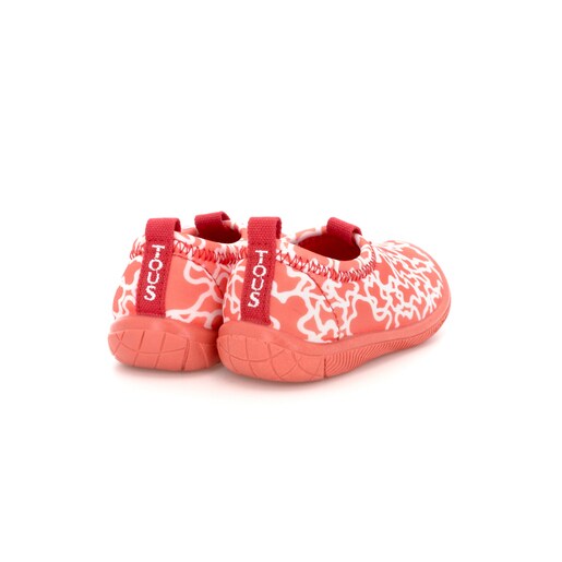 Kaos neoprene beach jelly sandals in red