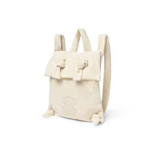 Baby preschool backpack in Arc ecru