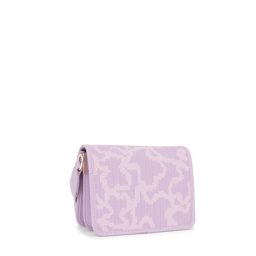 Small mauve Kaos Pix Audree Crossbody bag