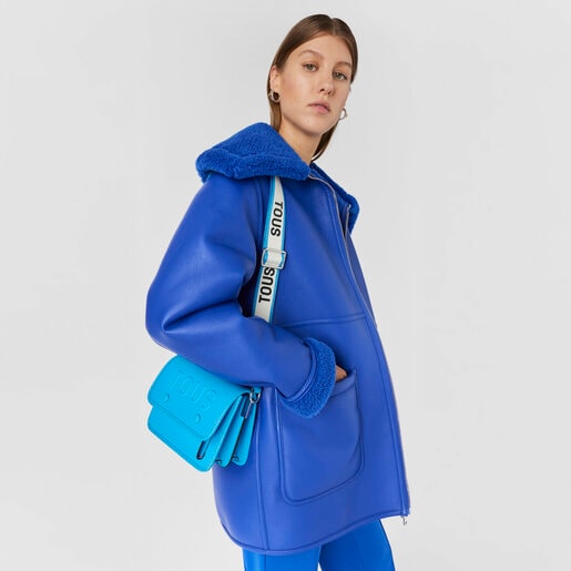 תיק צד TOUS La Rue Audree קטן בצבע כחול