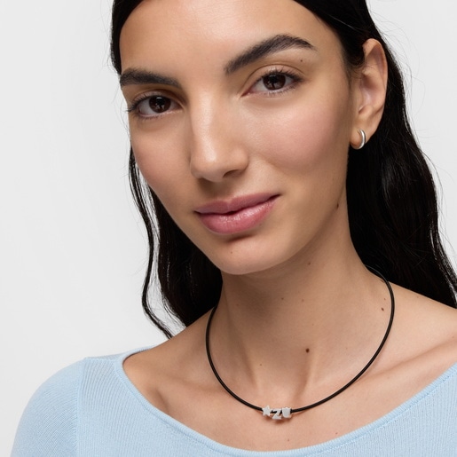 7 mm silver letter Z Charm TOUS Mesh Tube