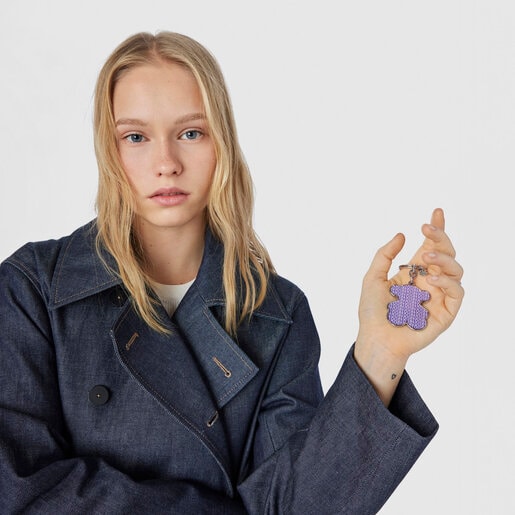 Llavero oso malva TOUS Pix