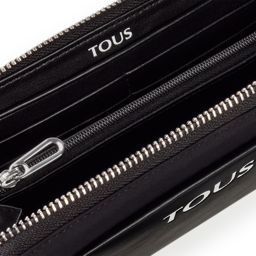 Medium black TOUS Empire Cotton Wallet