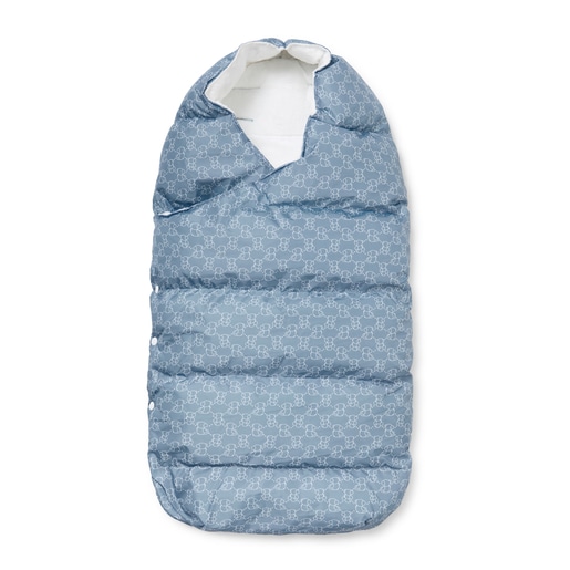 Footmuff for pushchair in Tec Icon blue