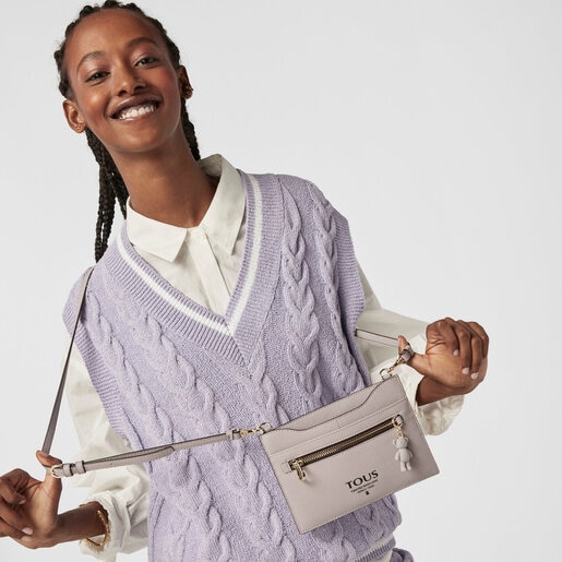 Tarjetero colgante Tous Pop malva