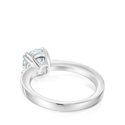 Platinum solitaire Ring with 1.50ct laboratory-grown diamond TOUS Essentials LGD