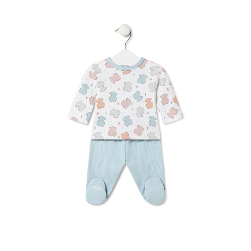 Newborn baby outfit in Colors blue