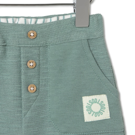 Baby girls outfit in Circle green