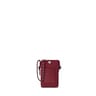 Mini burgundy Empire Soft Chain Hanging bag