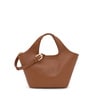 Medium camel-colored leather Tote bag TOUS Lirio