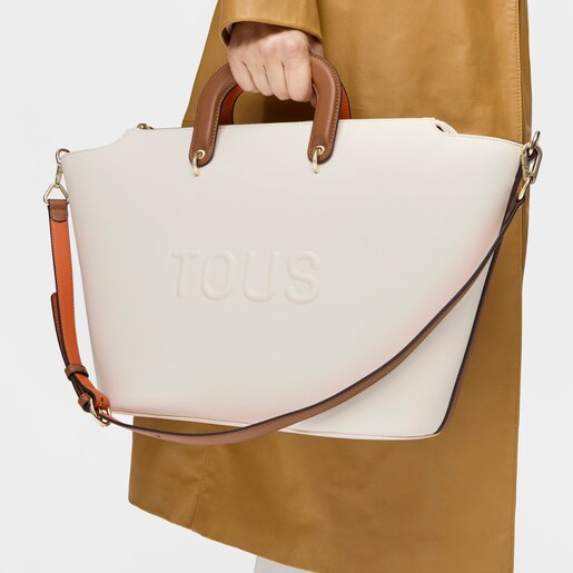 Cabas beige grand TOUS Helen
