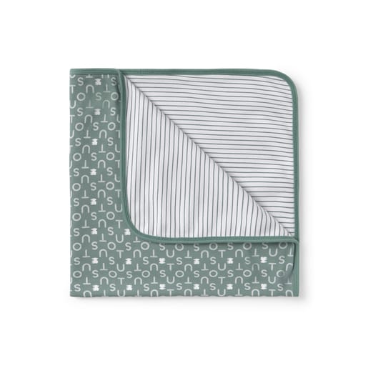 Baby blanket in Soft green