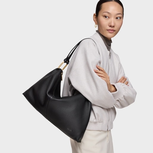 حقيبة كتف باللون الأسود من تشكيلة TOUS Hold