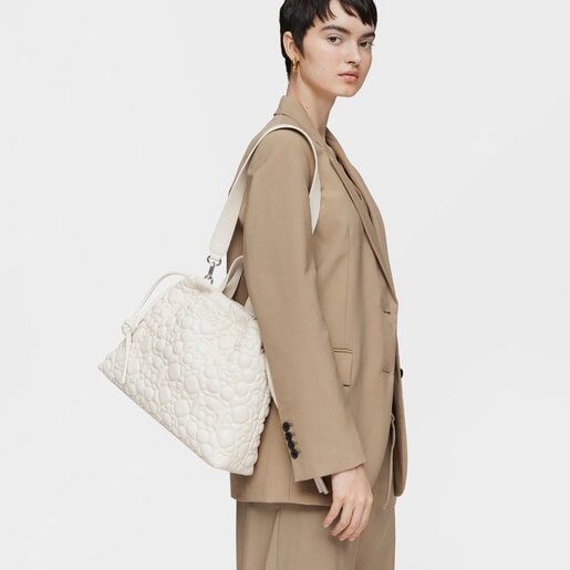 Medium beige Shoulder bag TOUS Bold