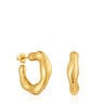 Silver vermeil hoop Earrings Tabit