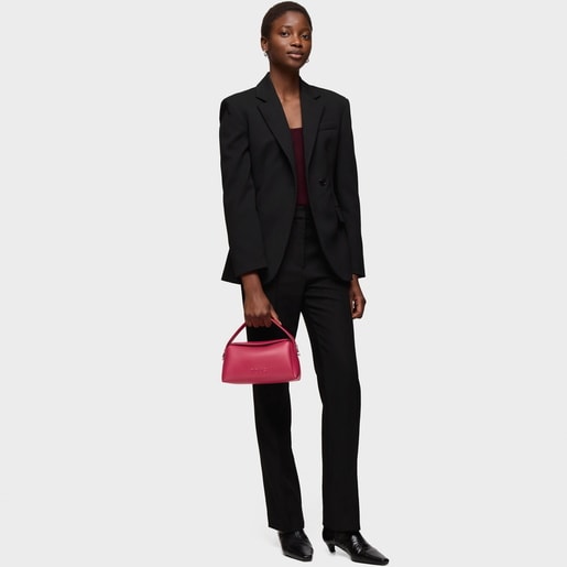 Small fuchsia Crossbody bag TOUS Bloom