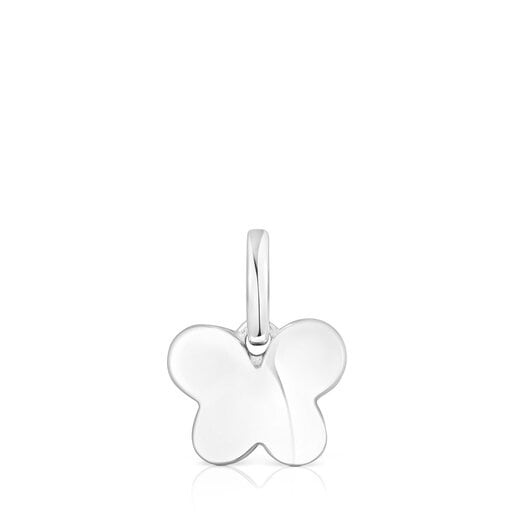 Silver Bold Motif butterfly Pendant