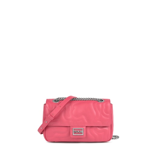 Small fuchsia Kaos Dream Crossbody bag with flap