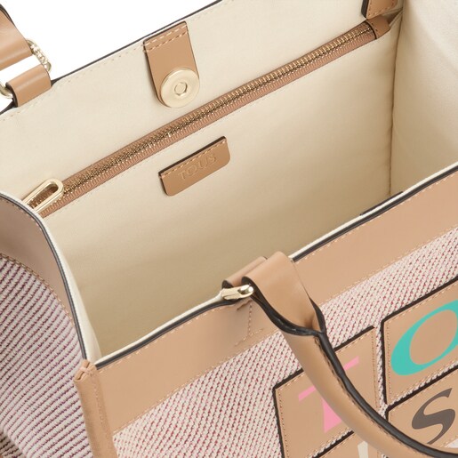 Medium pink TOUS Yummy Shopping bag