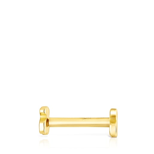 Gold TOUS Piercing bear motif Ear piercing