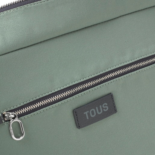 Medium dark gray leather Tote bag TOUS Buckles