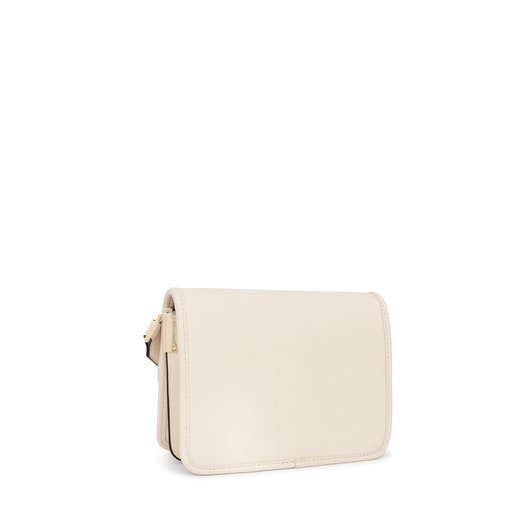 Malá slonovinová Crossbody kabelka Audree TOUS La Rue