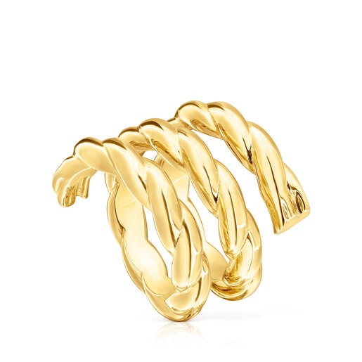 Anillo triple trenzado Twisted