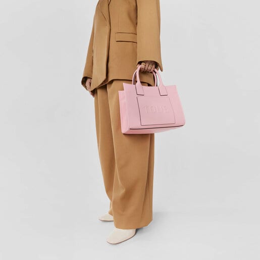 Medium pink TOUS La Rue Amaya Shopping bag | TOUS