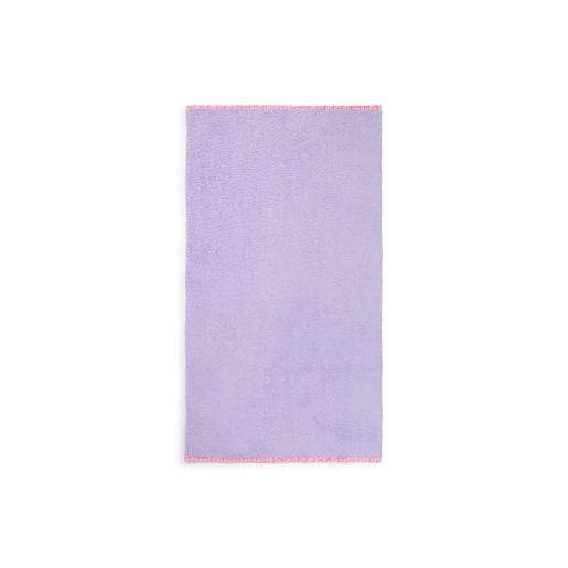 Beach towel in Logo lilac