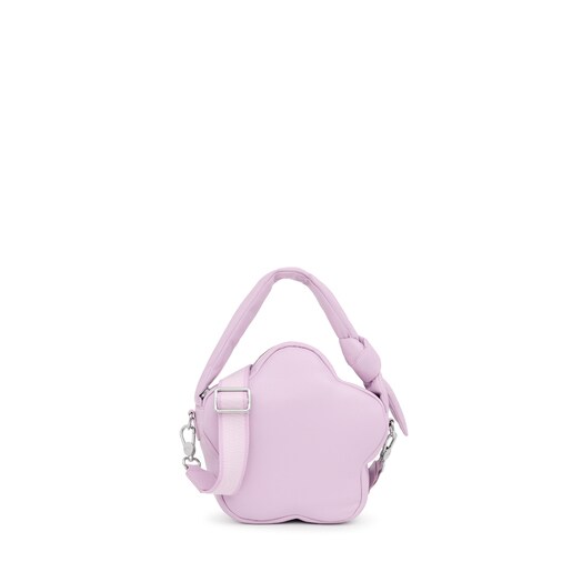 Sac à bandoulière mauve fleur TOUS Carol