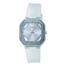 Sky-blue-colored steel Analogue watch with zirconias Gleam Fresh